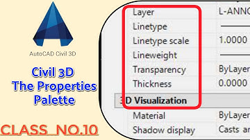 What is Properties panel in AutoCad Civil 3d | Exploring the Properties Panel in AutoCAD Civil 3D