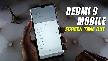 Redmi 9 - How To Change Screen Time Out