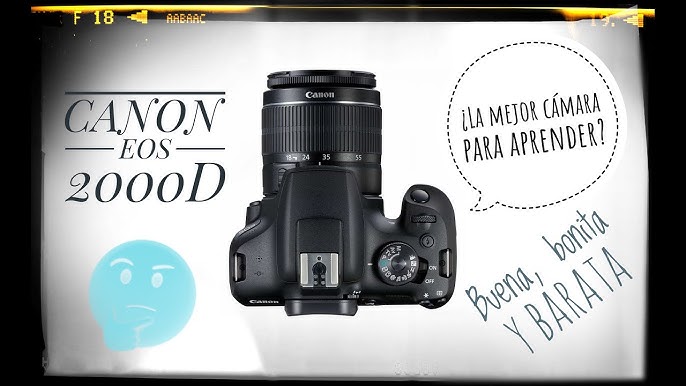 Probamos la Canon EOS 2000D  Resultados profesionales al alcance de tu  mano 