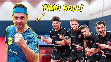 We Challenged Table Tennis Legend Timo Boll!