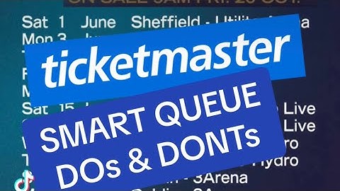 TICKETMASTER QUEUE - HOW IT WORKS! @LiamGallagherOfficial #LGDM