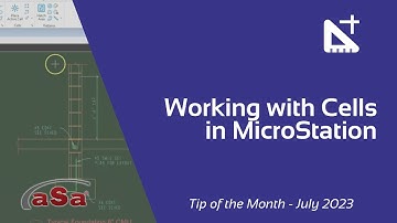 Working with Cells in MicroStation - aSa.Studio Tip of the Month July 2023