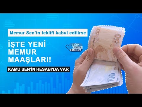 Memur Sen’in teklifi kabul edilirse işte yeni memur maaşları!Ülkedeki milyonlarca memur ve emekli iç