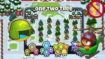 One Two Tree [Military Monkeys Only] Guide | No Monkey Knowledge | BTD 6 (2023 Updated) 4K
