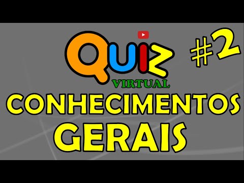 QUIZ VIRTUAL 36  Perguntas de Conhecimentos Gerais Nível Fácil