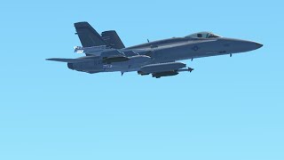 F18 really fast fly  by  - infinite flight #shorts screenshot 5