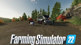 Going Camping and four wheeling in Farming Simulator 22