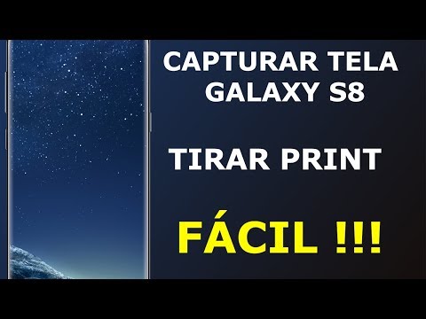 Como tirar PRINT ( captura de tela) Galaxy S8