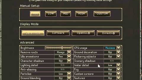 Runescape - TuT - How to Reduce lag on Runescape - With Commentary