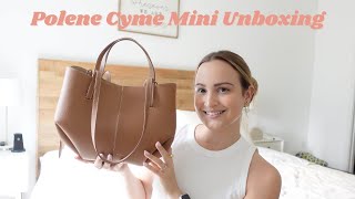Polene Cyme Mini Unboxing: Is this viral bag *actually worth it*? + what fits in it vs larger size