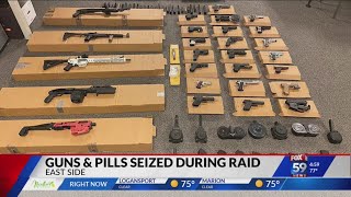 IMPD seizes dozens of guns and thousands of fentanyl pills from Indy home