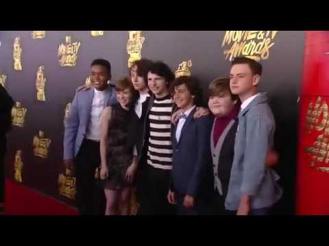 Finn Wolfhard cast IT Movie Red Carpet MTV Awards 2017 ...