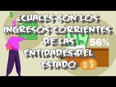 ¿Cuáles son los ingresos corrientes de las entidades del Estado?