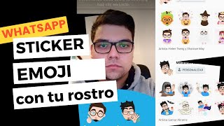 Cómo crear un sticker emoji con tu cara en Android para WhatsApp - YouTube