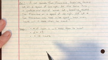 Problem Solving: Uniform Motion