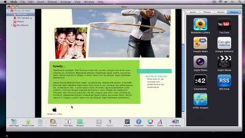 SEO For iWeb - Keywords In Footer