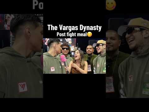 The Vargas Family Favorite Post Fight Meal Emilianovargas Fernandovargas Boxing