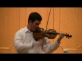 Edward Charity plays Eugne Ysae Op. 27, No. 2 for Solo Violin