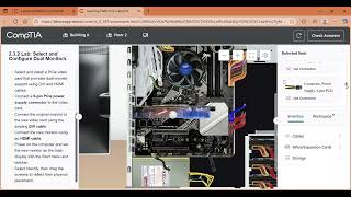 Lab: Select and Configure Dual Monitors 2.3.2