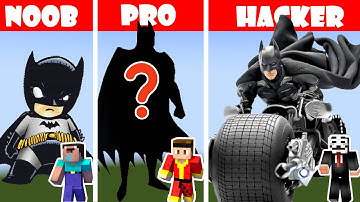 NOOB vs PRO vs HACKER ✨ The Batman PRO ✨ Minecraft Pixel Art #Shorts