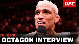 Charles Oliveira Octagon Interview | UFC Rio