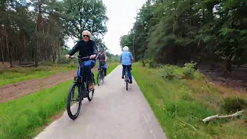 Fietsroute natuurgebied en landbouwgebied Uddel Caitwickerzand Harskamp Wekerom Ede
