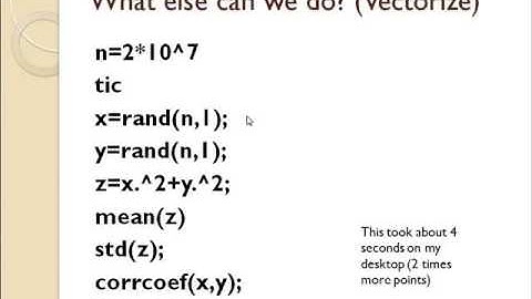 Speeding Up Your Matlab Scripts Performance Improvement