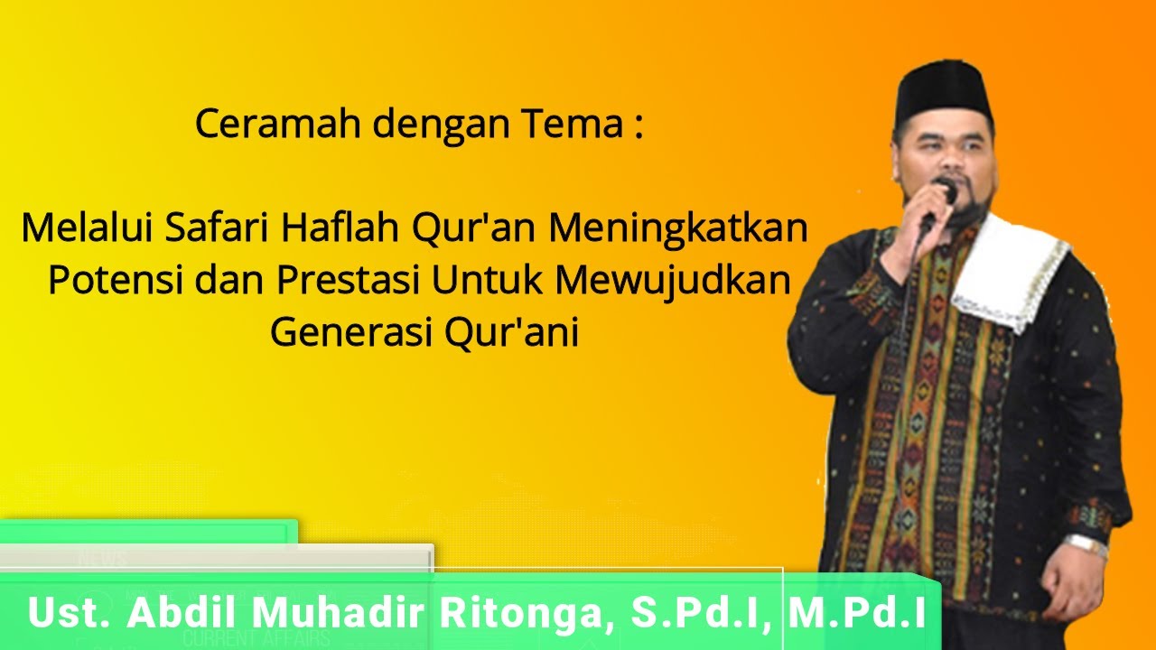 Gass!!!  Ceramah Super Lucu dari Ust. Abdil Muhadir Ritonga | Safari Haflah Qur'an PD IPQAH - Binjai