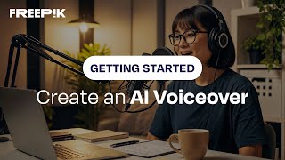 Create a realistic AI voiceover from text | Freepik Getting Started