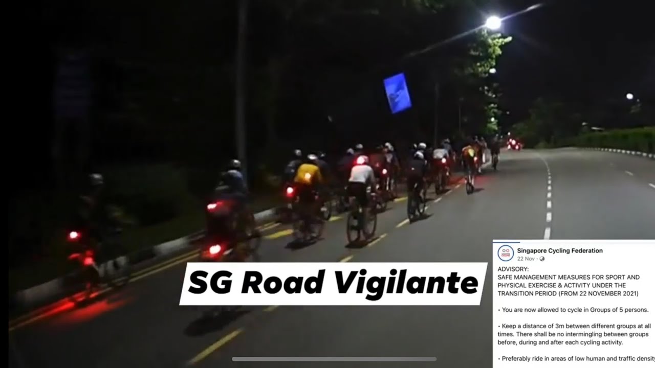 2dec2021 clementi road 50+ cyclists fail to conform to safe distancing ...