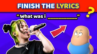 BILLIE EILISH | Finish the Lyrics 🎤