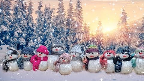 knitting a snowman on the 22 pin machine