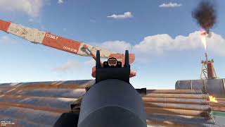 Rust M4 shotgun test