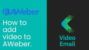 How to add video to AWeber email, a step-by-step tutorial.