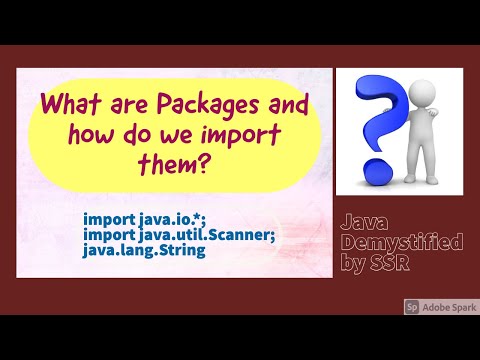 Video: Was bedeutet import Java Lang *?