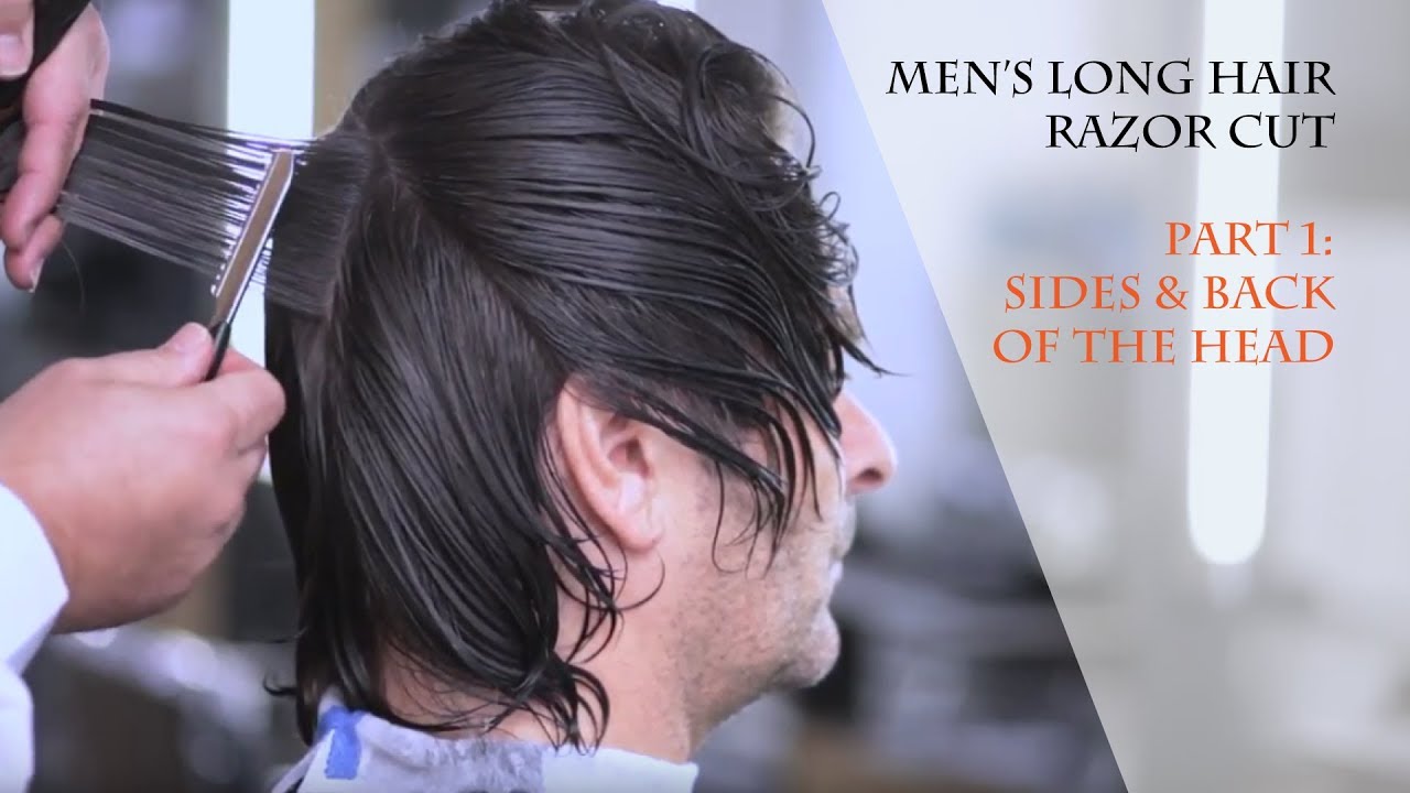 how to use a razor to cut men's hair