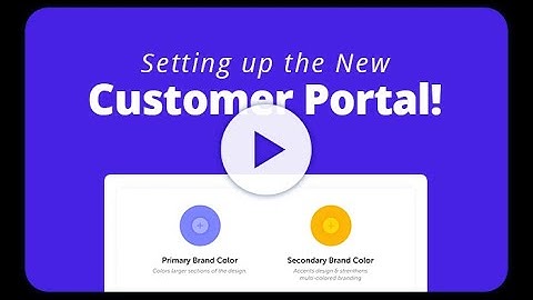 Setting up the iClassPro Customer Portal