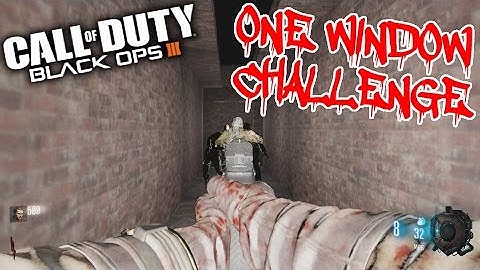One Window Challenge! [BO3 Custom Zombies]