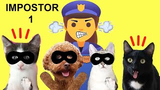 Gatos Luna y Estrella ¿Quién es el impostor? CAP 1 EL DESAYUNO / Videos de gatitos