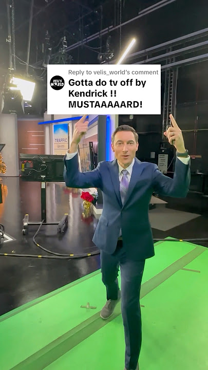 Sneaking Kendrick Lamar “tv off” lyrics in the weather!