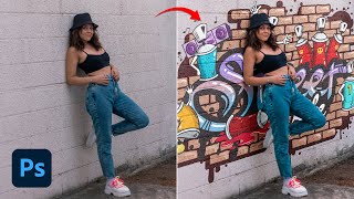 Powerful Way to Add Realistic Graffiti Art in Photoshop screenshot 2