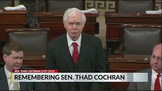 Peers and the public remember Sen Cochran