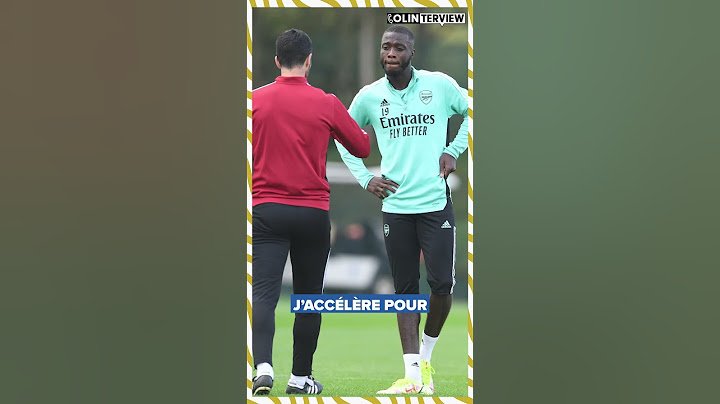 La dinguerie qu'Arteta a lâchée à Pépé à l'entraînement 😱 #football #arsenal