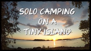 Solo Camping on a Tiny Island | Kayak Camping