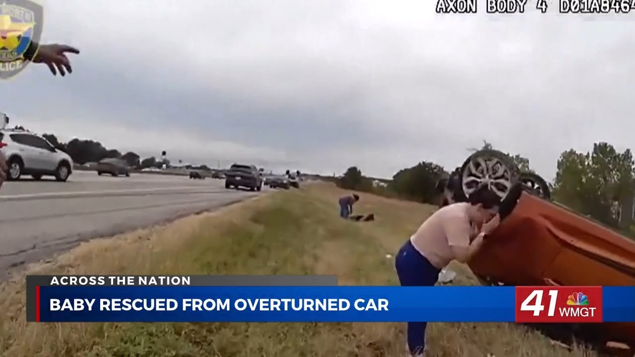 Fort Worth officers and bystanders lift car to save baby trapped after ...
