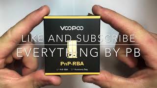 Voopoo DRAG X RBA Pnp coil rebuild 2020