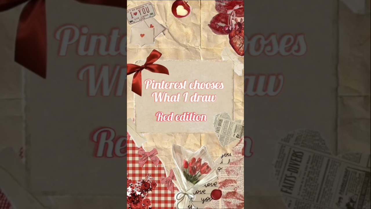 Pinterest choose what i draw ❤️/drawing 