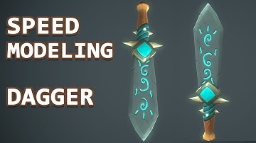 Autodesk Maya 2018 -  Dagger Speed Modeling