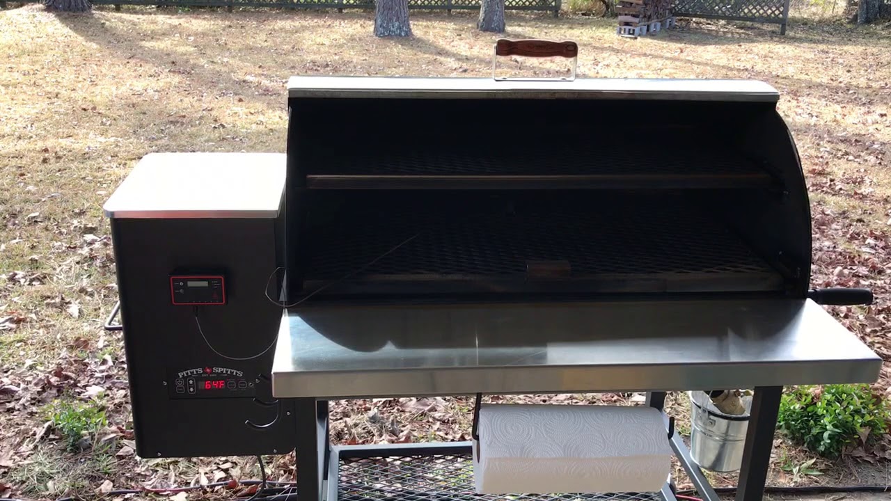 Grilling On New Pitts And Spitts Pellet Grill Youtube