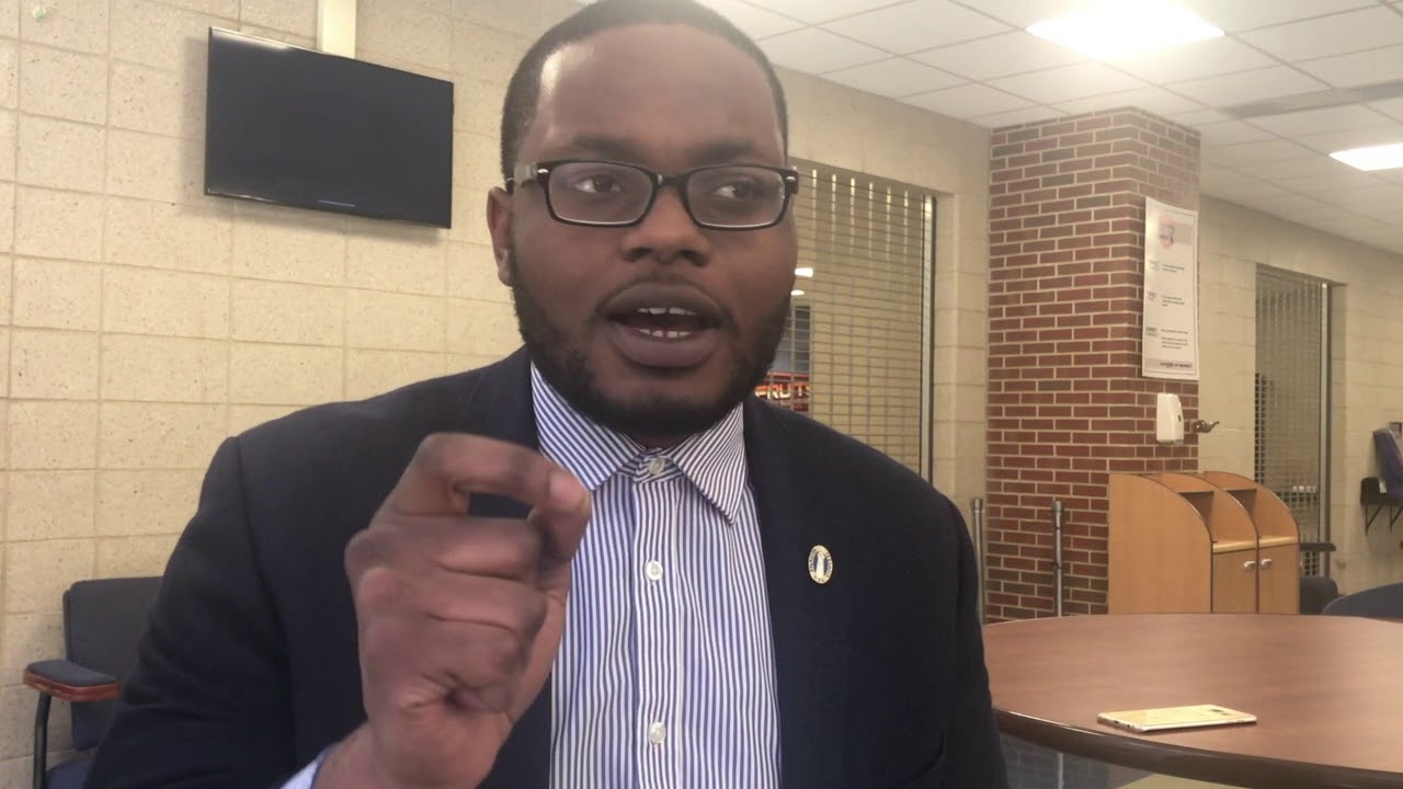 Evanston City Clerk Devon Reid explains the options for public financing of elections in Evanston